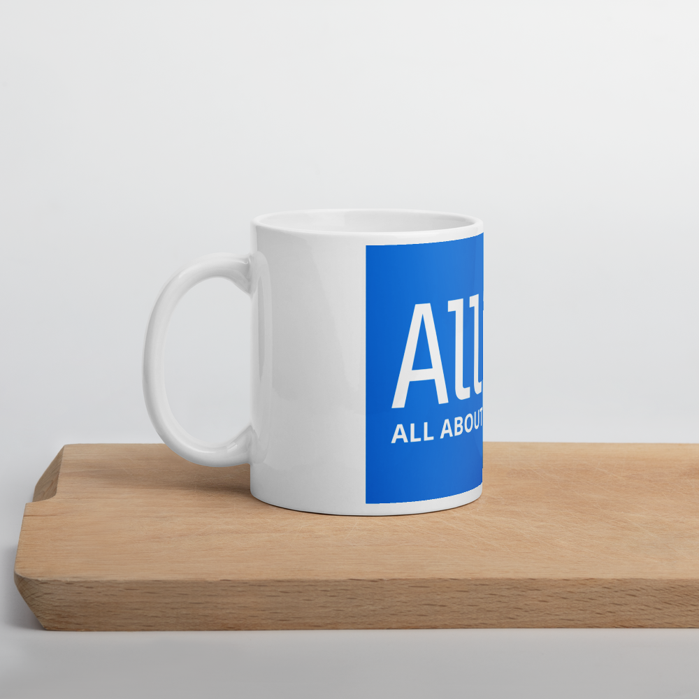 All3DP white glossy mug